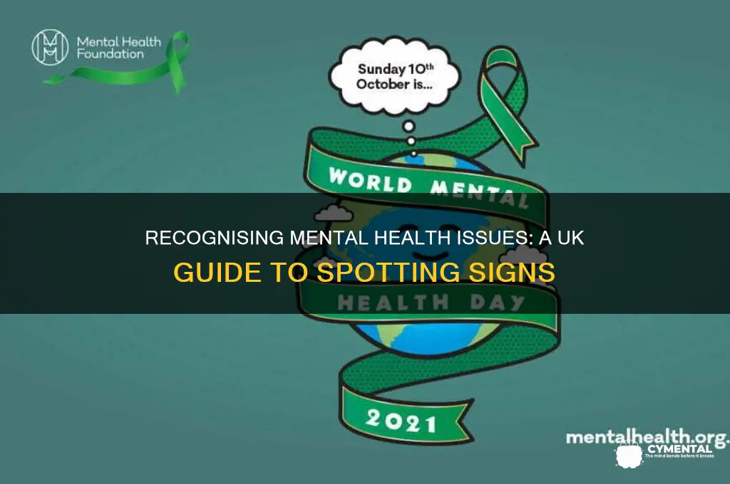 how to tell if someone has mental health issues uk