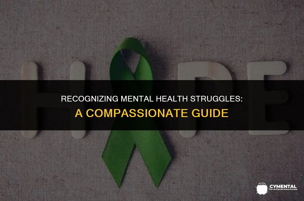 how to tell if someone is mentally ill