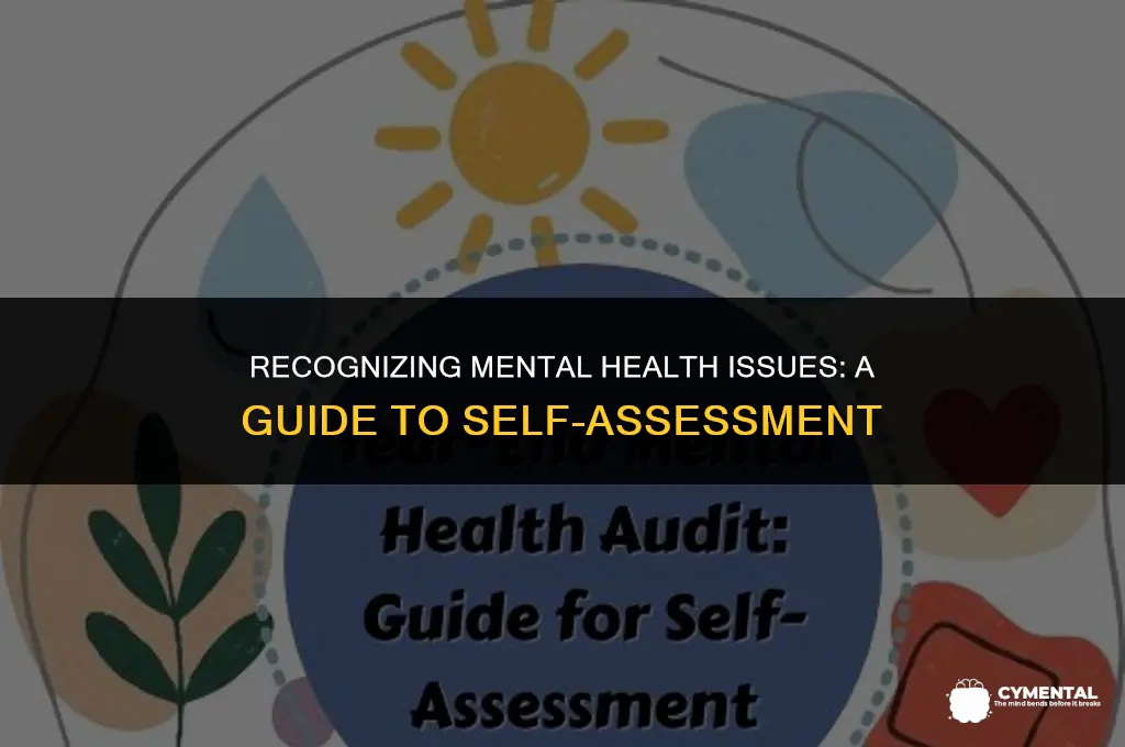 how to tell if you have mental health problems