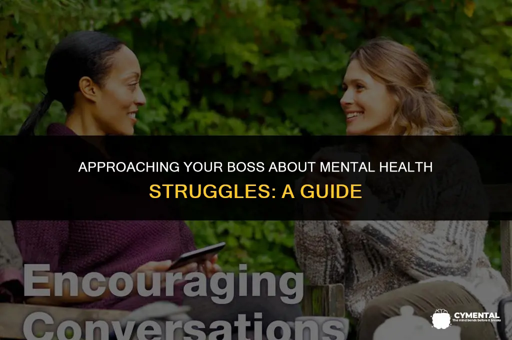 how to tell your boss you