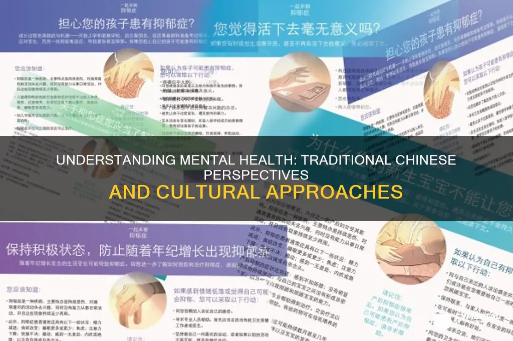 how traditional chinese consider mental health issues
