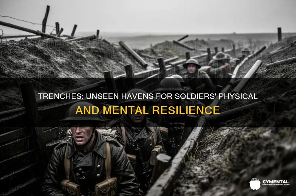 how trenches helped soldiers physical and mental health