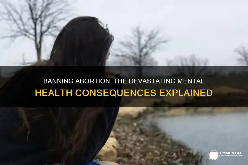 how will banning abortion lead to mental health issues