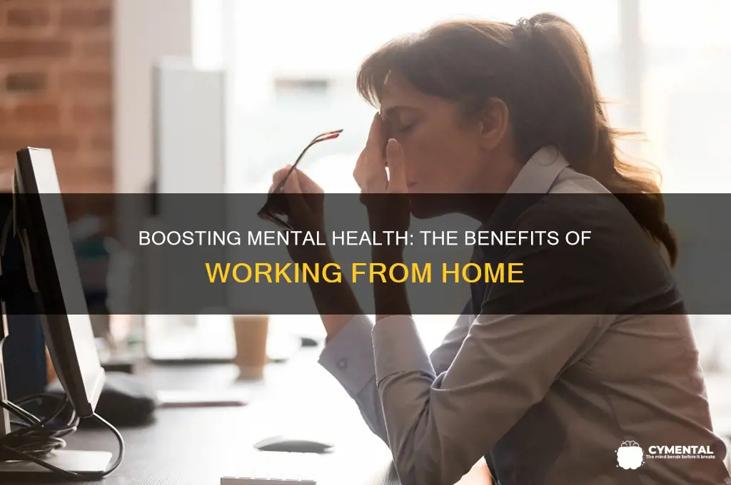how working from home helps mental health