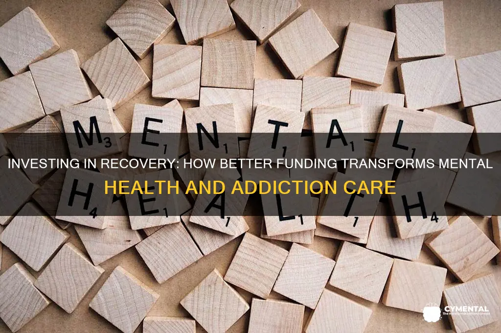 how would better funding help mental and substance issues