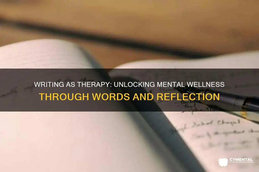 how writing can help mental health