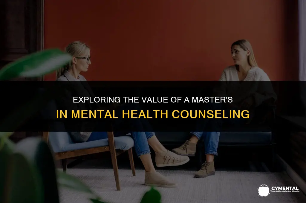 is a masters in mental health counseling worth it