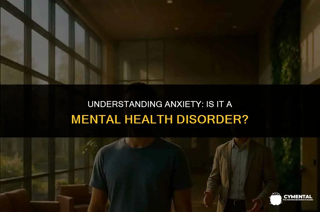 is anxiety a mental health disorder