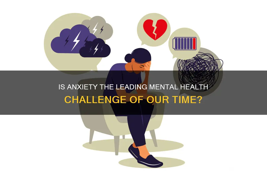 is anxiety the 1 mental health issue