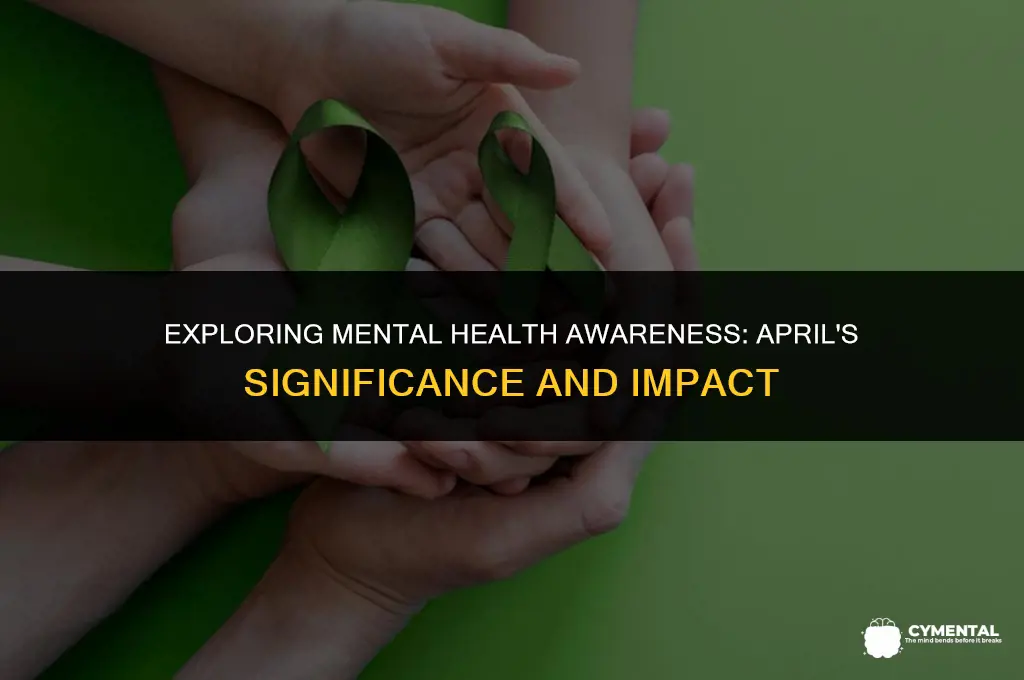 is april mental health awareness month