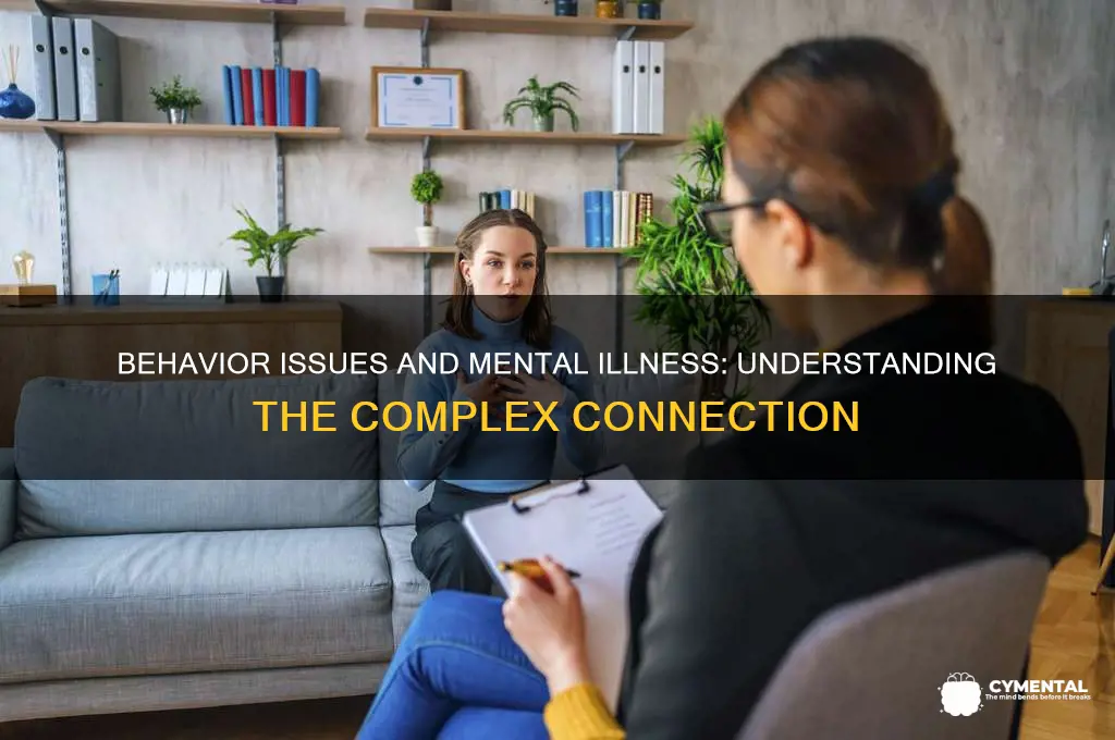 is behavior issues part of mental illness