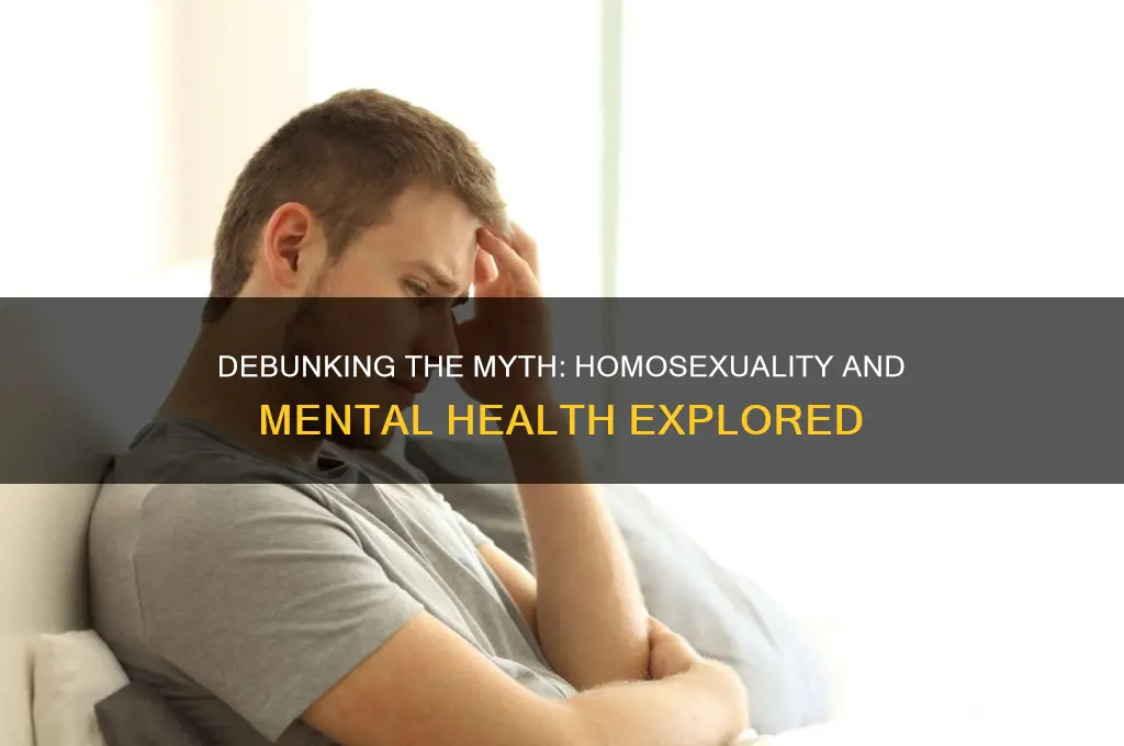 is being gay a mental health issue