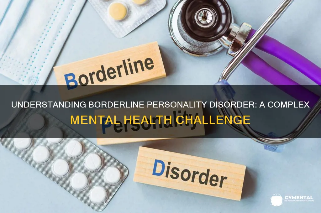 is borderline personality disorder a mental health issue