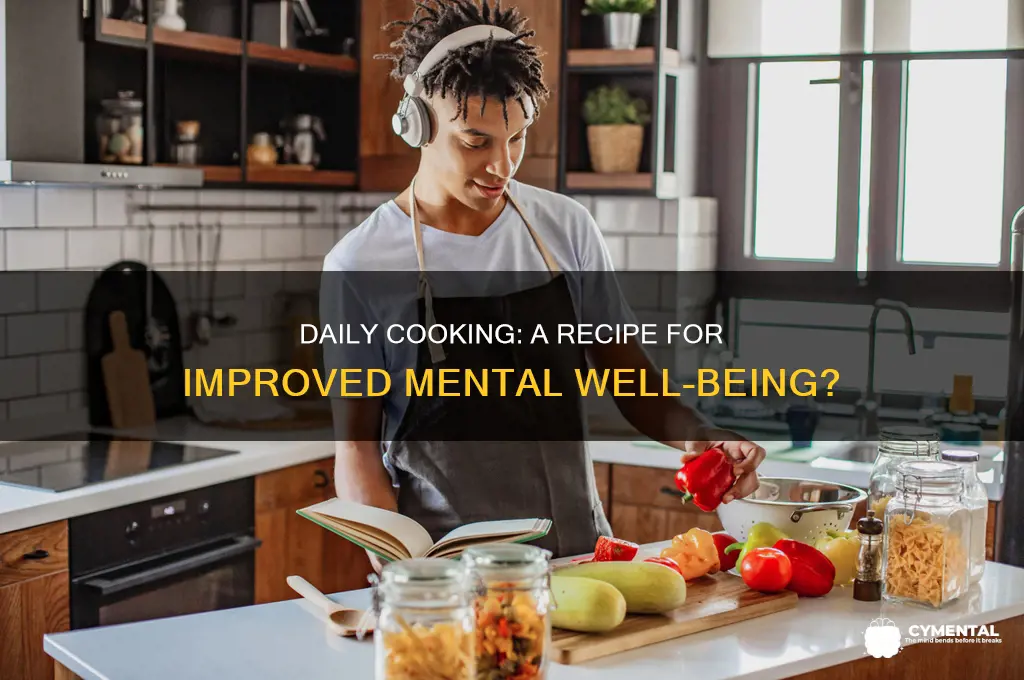 is cooking every day proven to help mental health