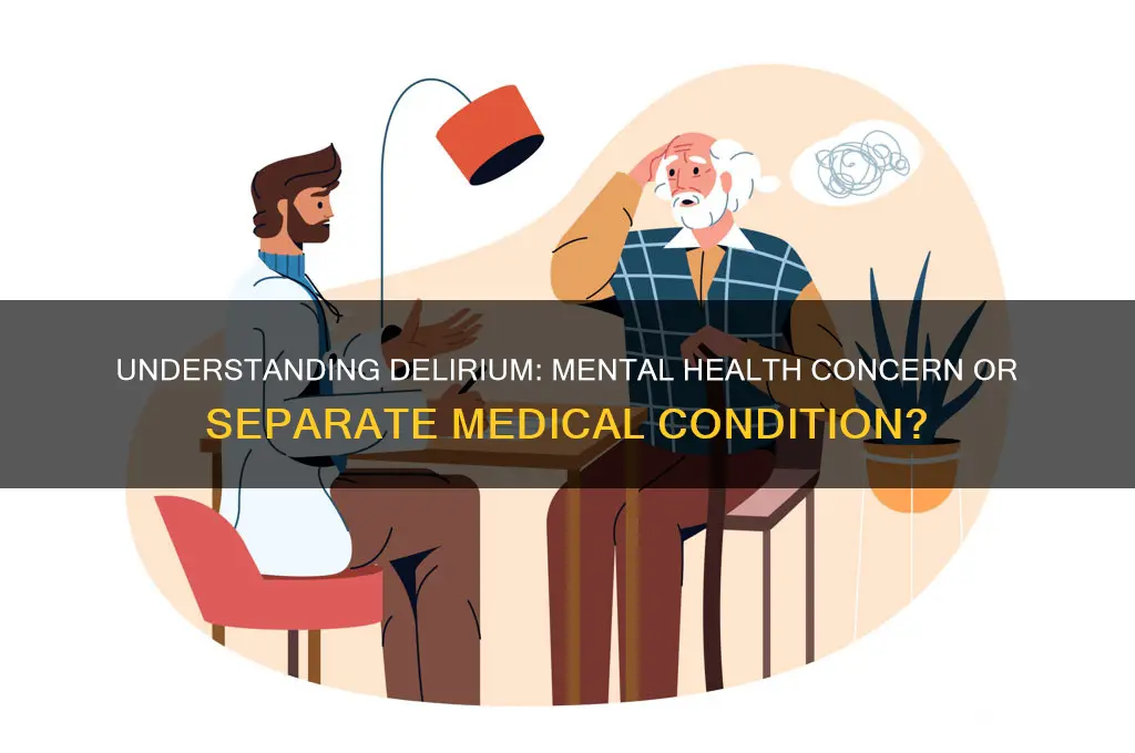 is delirium a mental health issue