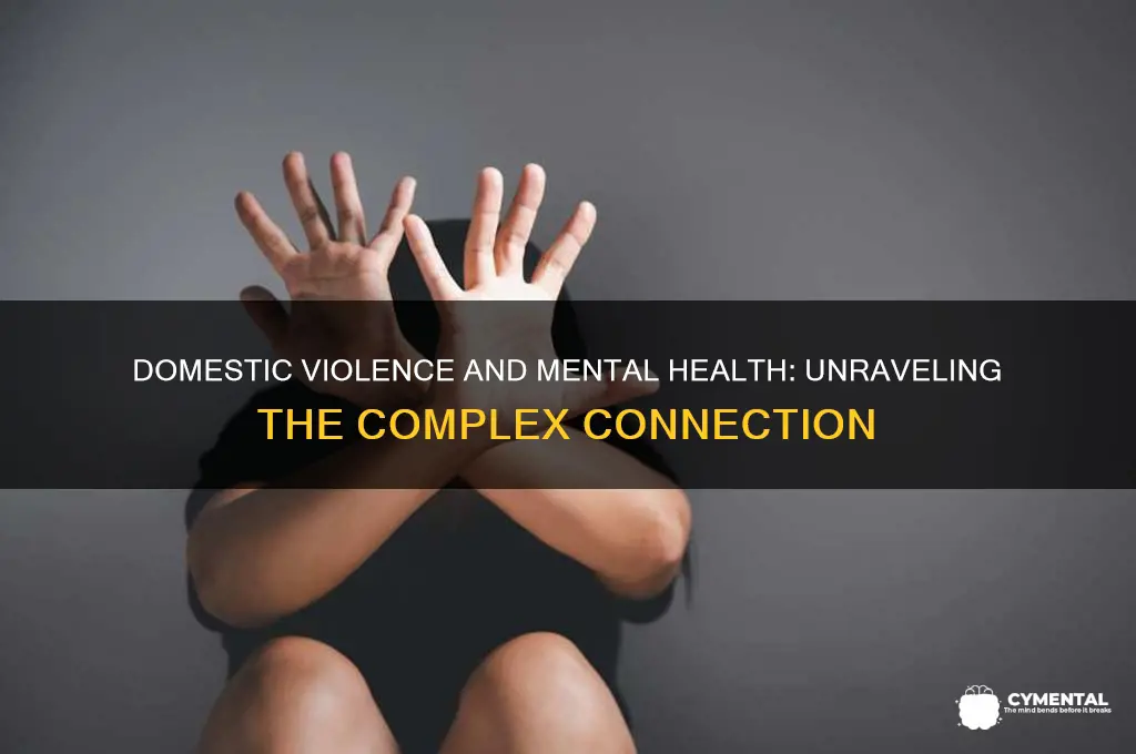 is domestic violence a mental health issue