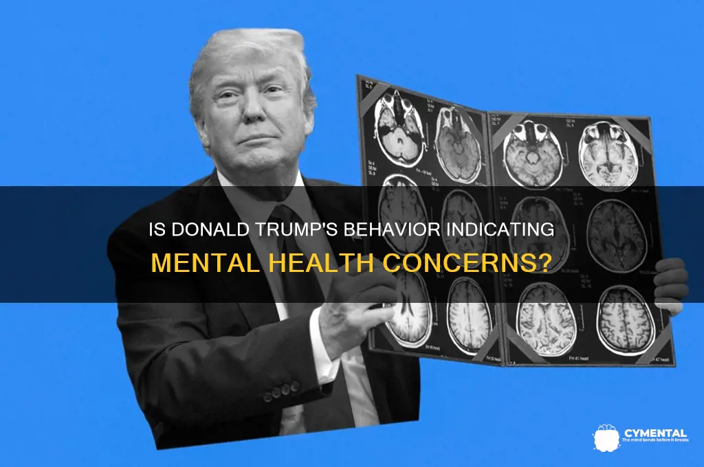 is donald trump hving mental issues