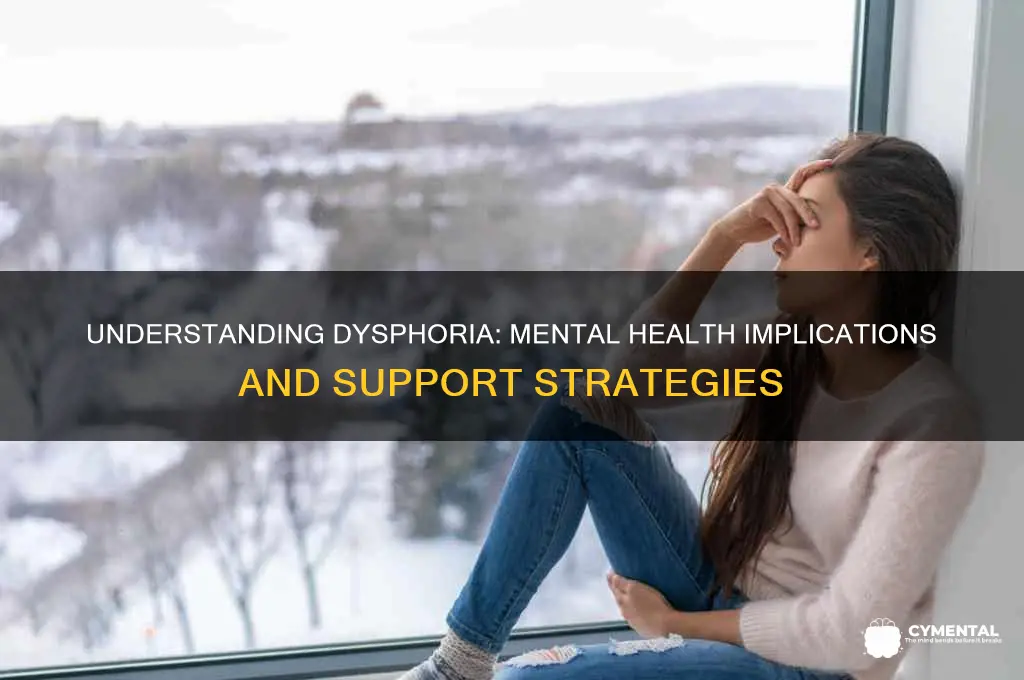 is dysphoria a mental health issue