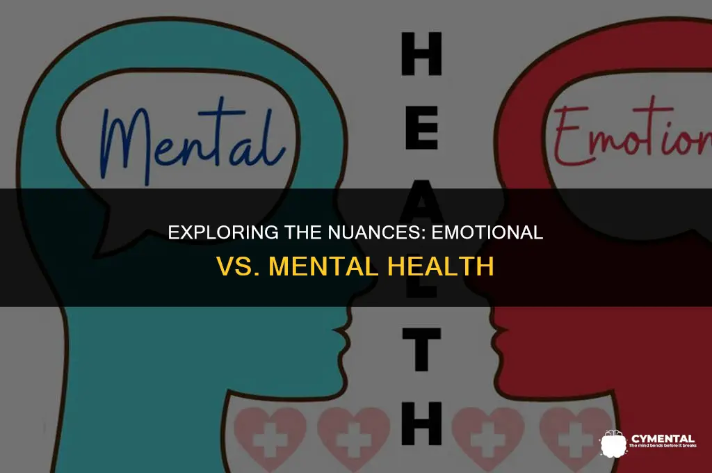 is emotional and mental the same