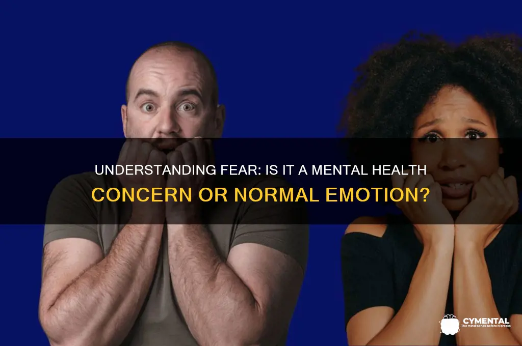 is fear a mental health issue