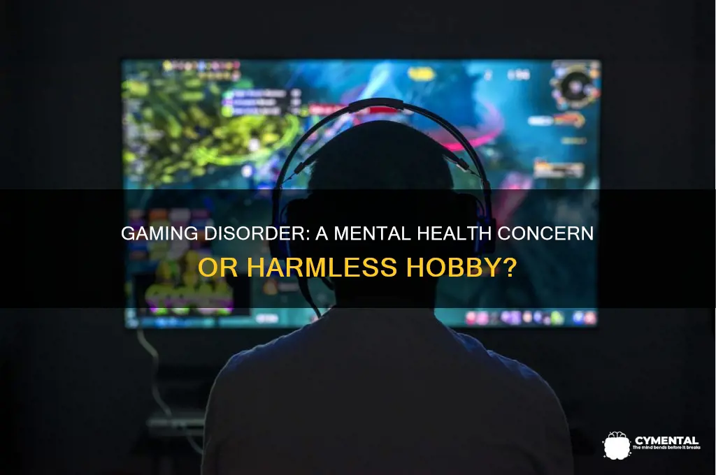 is gaming disorder a mental health issue