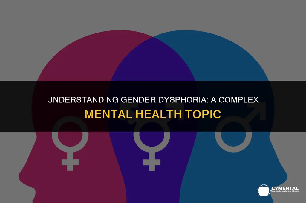 is gender dysphoria a mental ilness