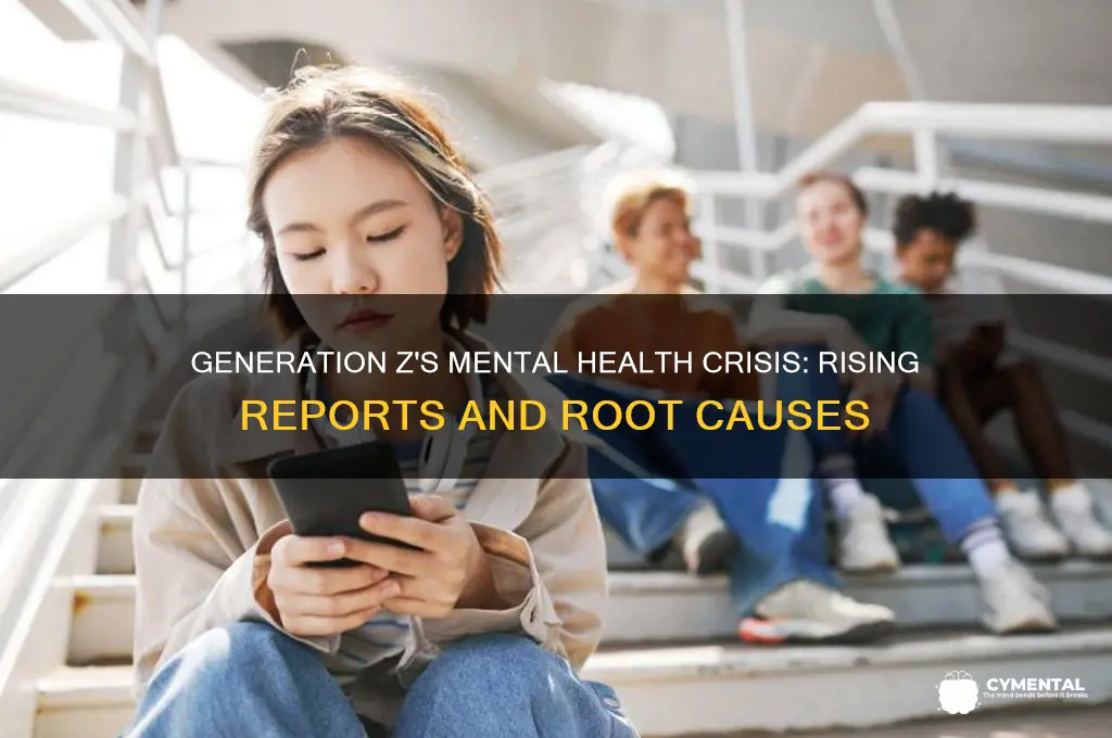 is generation z more likely to report mental health issues