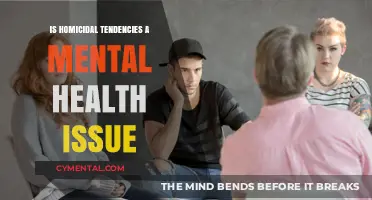 Homicidal Tendencies: Unraveling the Mental Health Connection and Implications