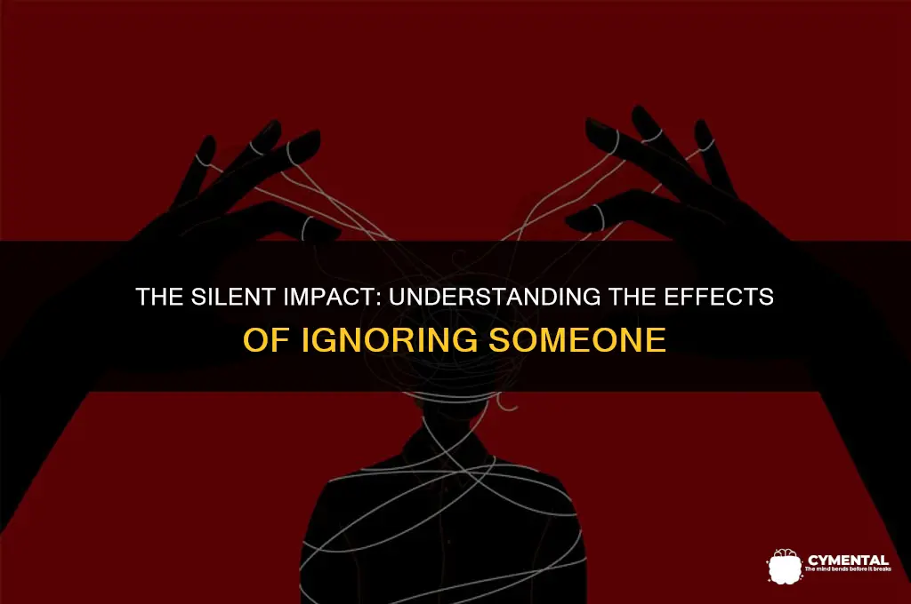 is ignoring someone mental abuse