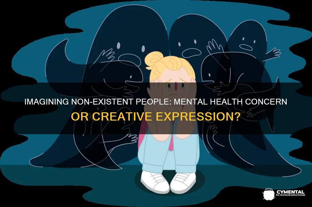 is imagining non existant people constantly a mental issue