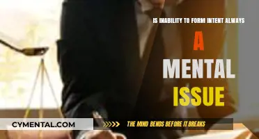 Is Lack of Intent Always a Mental Health Concern?