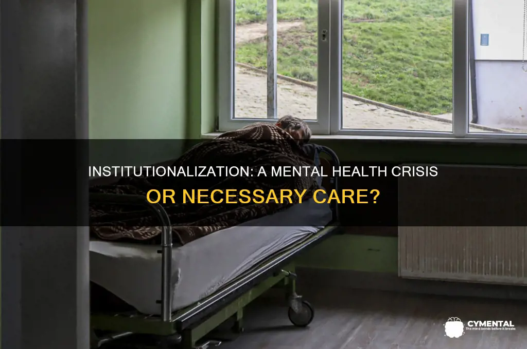 is institutionalization a mental health issue