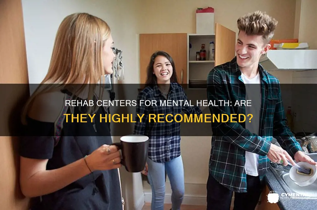 is it highly recommended rehab centers for mental health issues