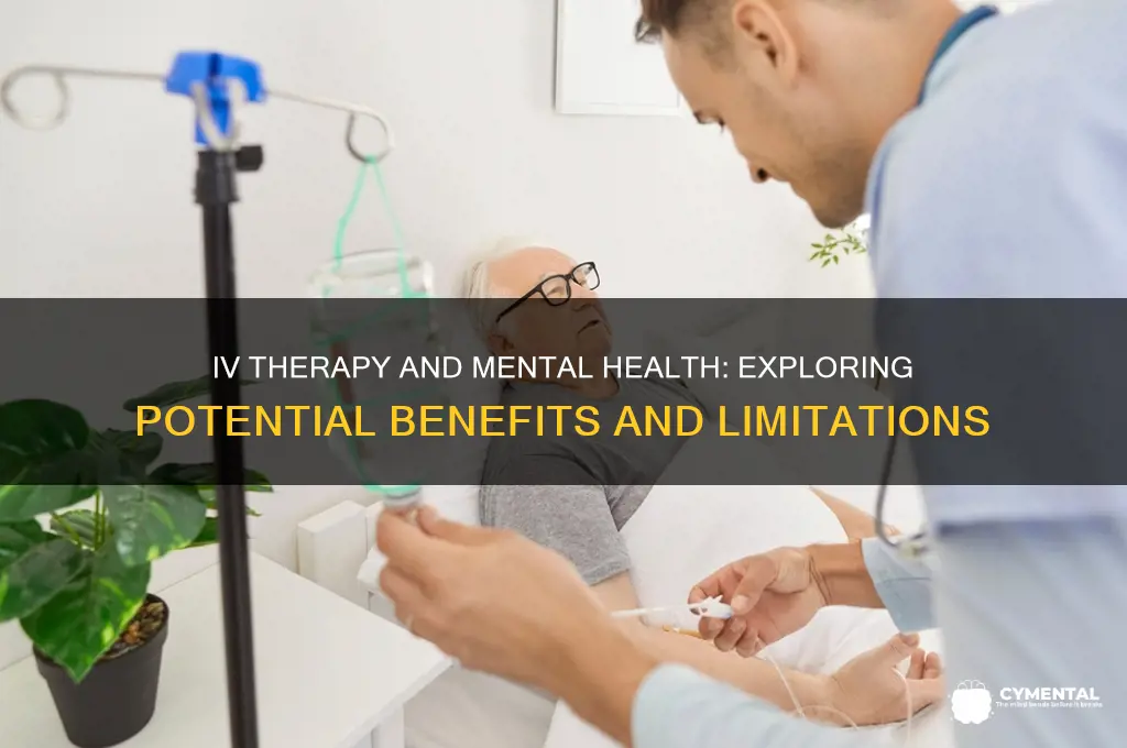 is iv therapy helpful for person with mental disorder