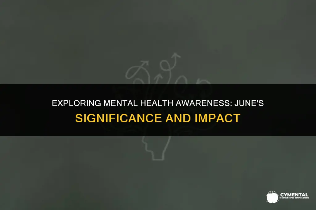 is june mental health awareness month