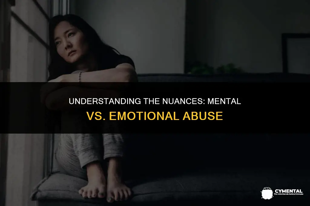 is mental and emotional abuse the same