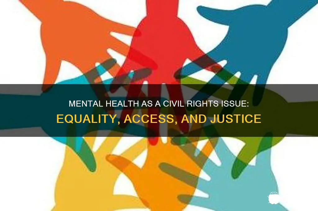 is mental health a civil rights issue