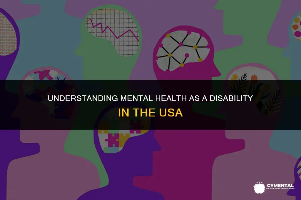 is mental health a disability in usa