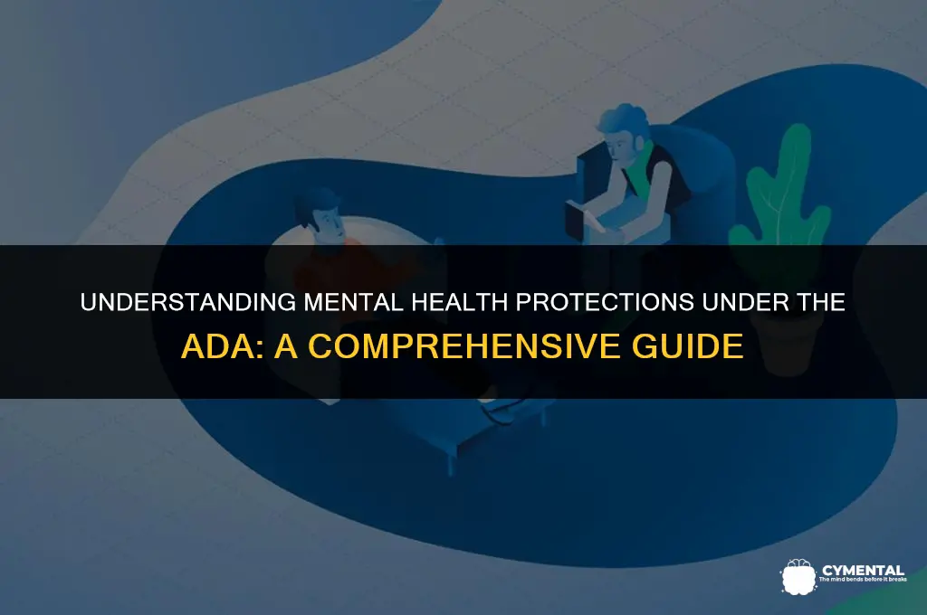 is mental health a disability under ada