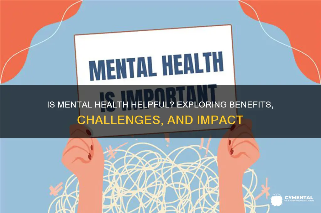 is mental health helpful