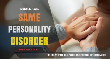 Exploring the Link: Mental Health Issues vs. Personality Disorders