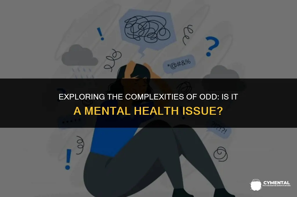 is o d d a mental health issue
