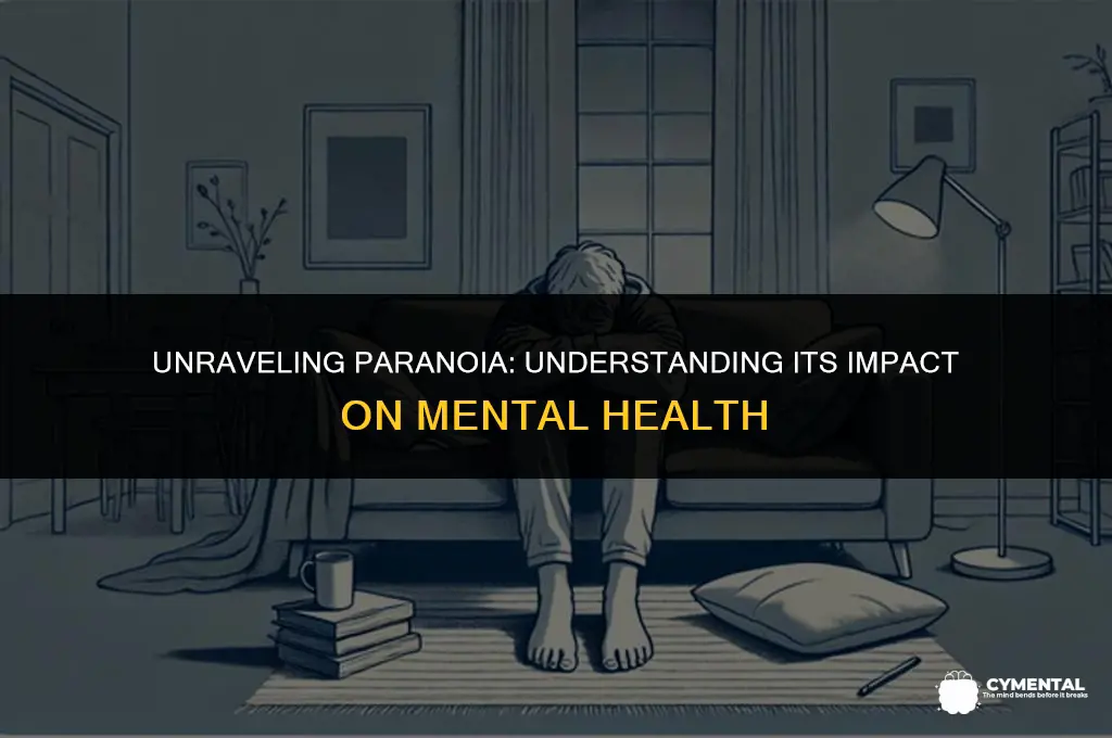 is paranoia a mental health issue