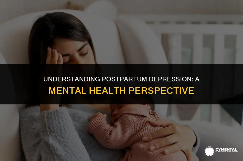 is postpartum depression a mental disorder