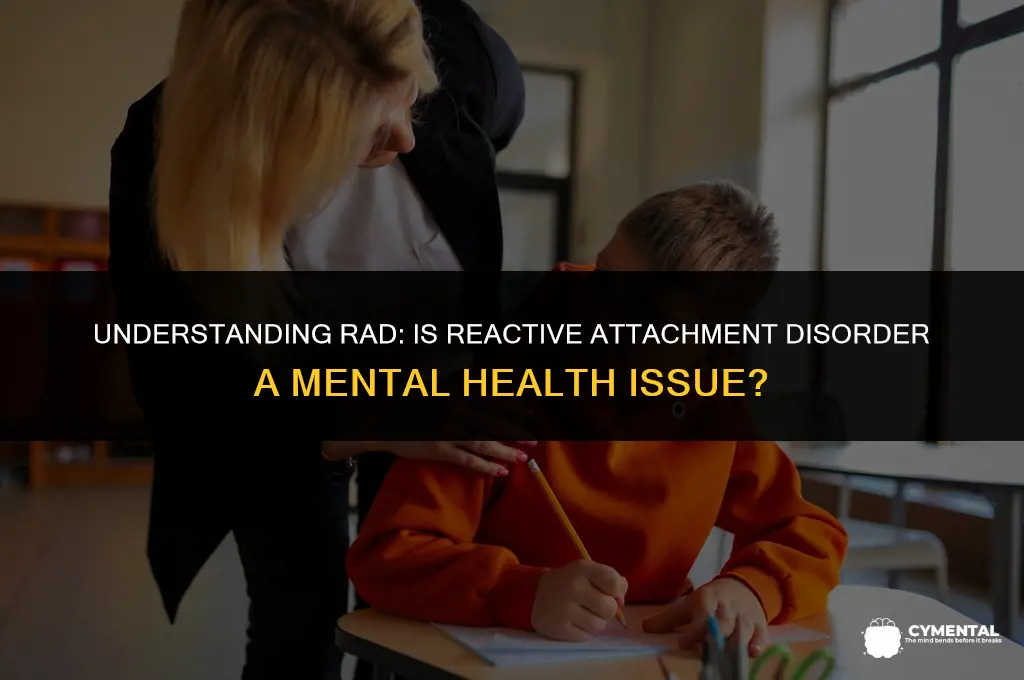 is rad considered a mental health issue