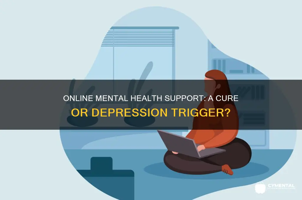 is seeking mental help on the internet makes depression worse