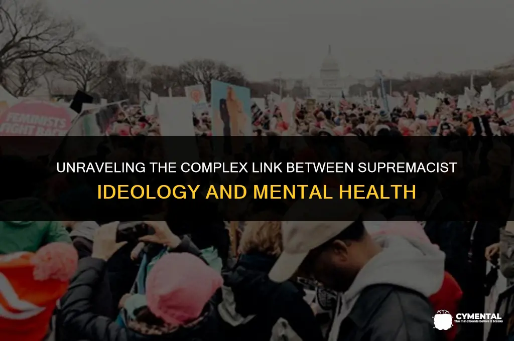 is supremacists a mental health issue