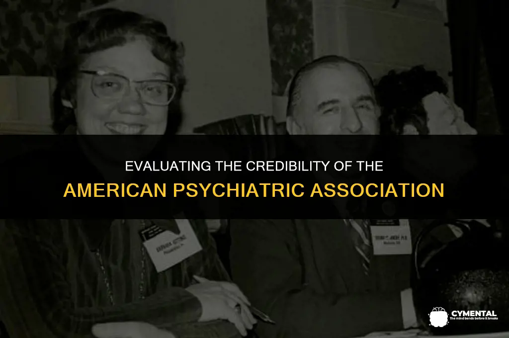 is the american psychiatric association credible