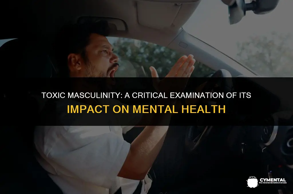 is toxic masculinity a mental health issue