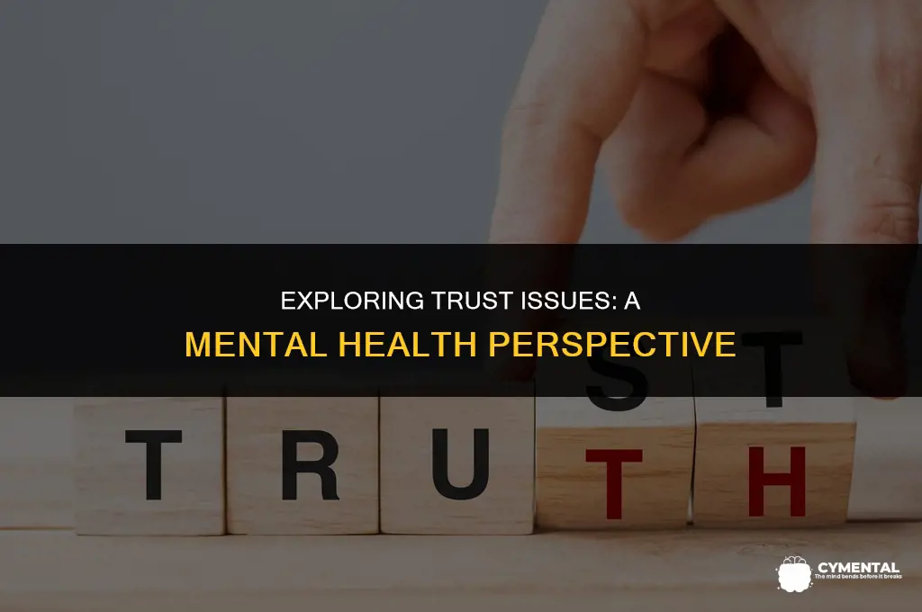 is trust issues a mental disorder